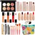 3Pc Cream Contour Stick Makeup, Hightlighter Makeup + Bronzer Stick + Cream Blush, Waterproof Cream Contouring Pen Non Stick Non Greasy Long Lasting Lightweight Face Makeup Kit,Fair-Light