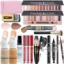 Makeup Set, All in One Makeup Set Kit for Women Girls Teen Full Kit, Multipurpose Makeup Set, Professional & Beginner Makeup Kit Include Foundation, Face Primer, Eyeshadow Palette, Cosmetic Bag