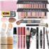 All in One Makeup Kit For Girls – 16 Colors Purple Eyeshadow Palette, 7Pcs Makeup Brushes, Waterproof Eyeliner Pencil, Eyebrow Powder, Mascara, Corgi Cosmetic Bag, Women and Teens Makeup Gift Set