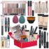 Makeup Kit for Women, All In One Notebook Makeup Palette Set With Mirror for Girls Includes 24 C Eyeshadow Palette,Lipgloss,Face Powder,Blushes (Green)